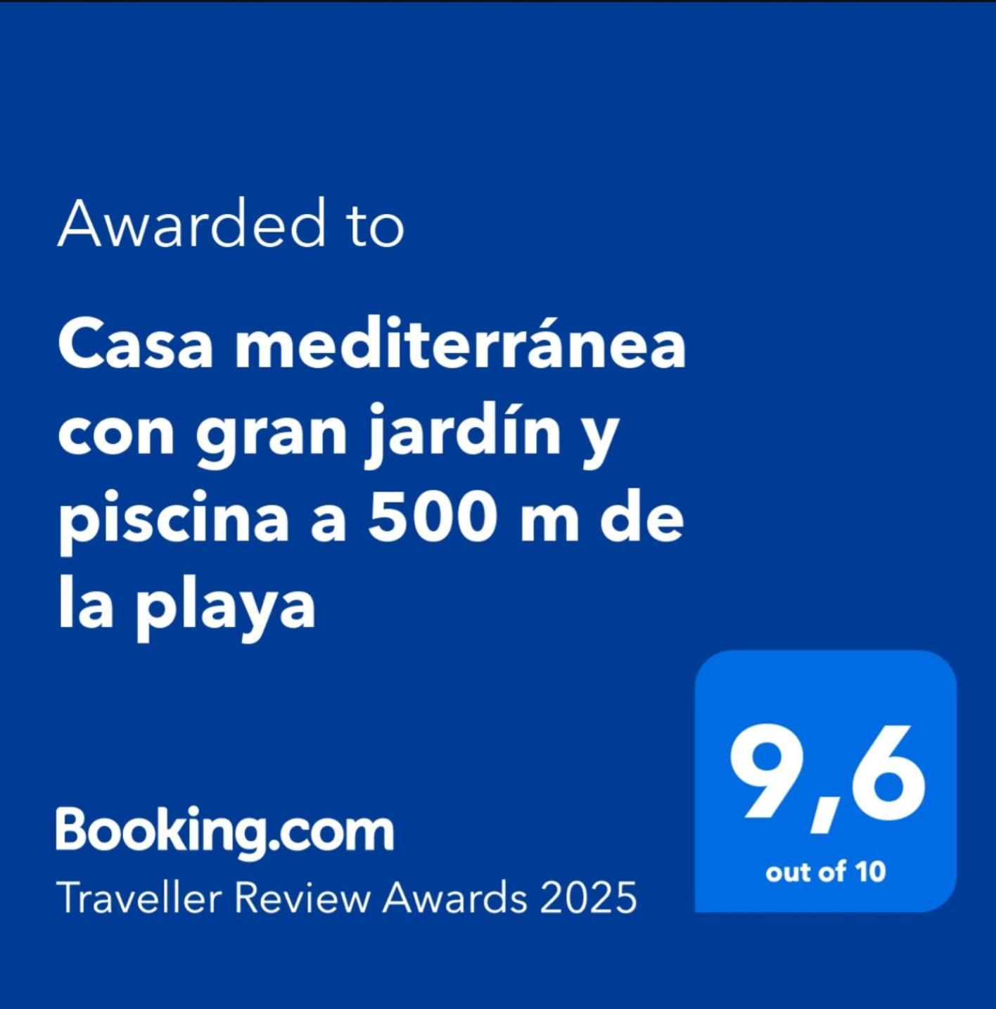 Casa mediterránea con gran jardín y piscina a 500 m de la playa Roda de Berà  Exterior foto